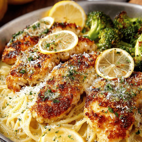 Easy Lemon Parmesan Chicken Skillet