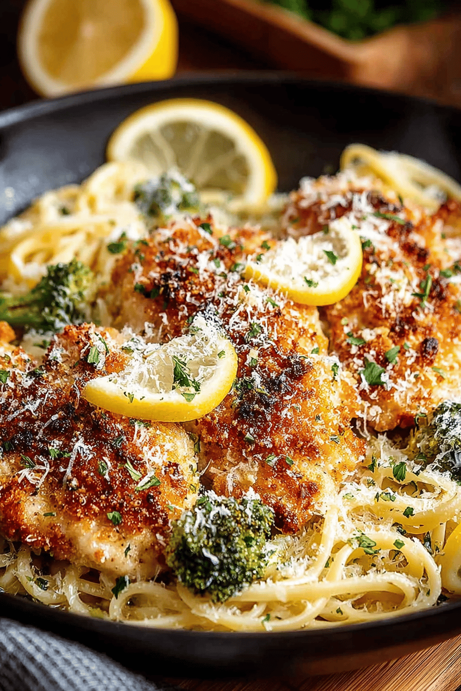 Easy Lemon Parmesan Chicken Skillet