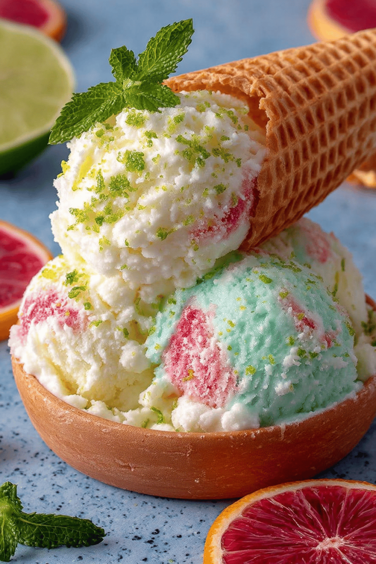 Easy Lime Sherbet Recipe