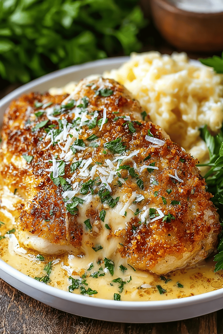 Easy Longhorn Parmesan Chicken Recipe ingredients organized and measured on kitchen counter