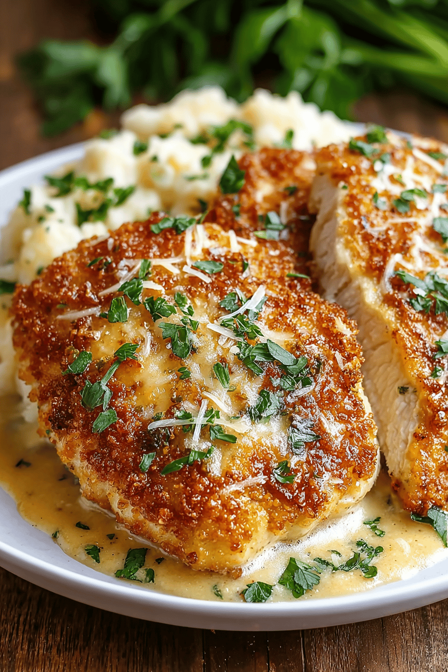 Easy Longhorn Parmesan Chicken Recipe final dish beautifully presented and ready to serve
