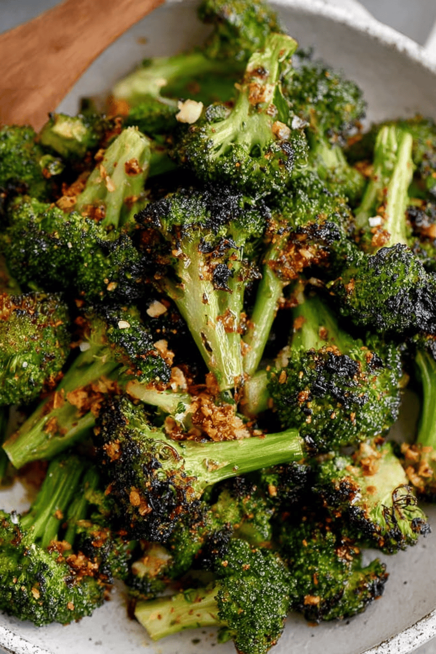 Easy Magic Broccoli Recipe slice on plate showing perfect texture and swirl pattern