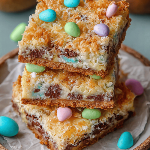 Easy Magic Easter Layer Bars Recipe