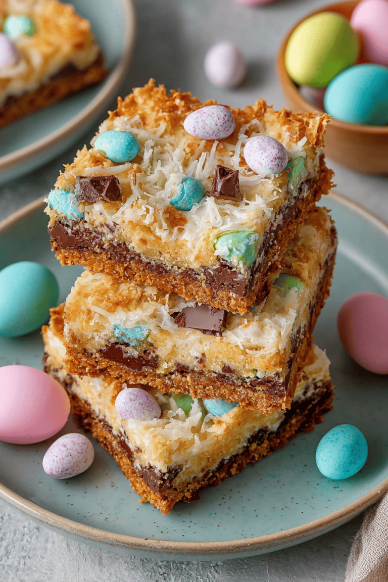 Easy Magic Easter Layer Bars Recipe