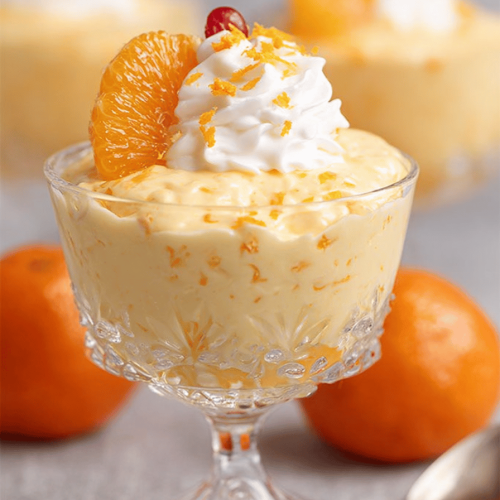 Easy Mandarin Orange Mousse Recipe