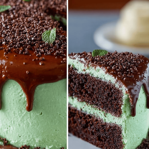 Easy Mint Chocolate Grasshopper Cake Recipe