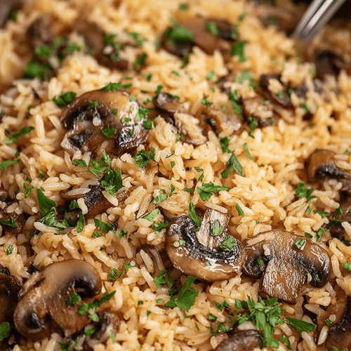 Easy Mushroom Rice Recipe