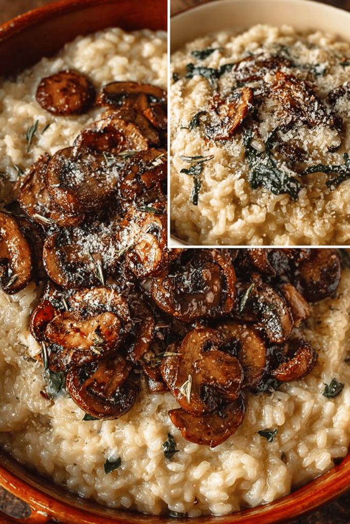 Easy Mushroom Risotto Recipe