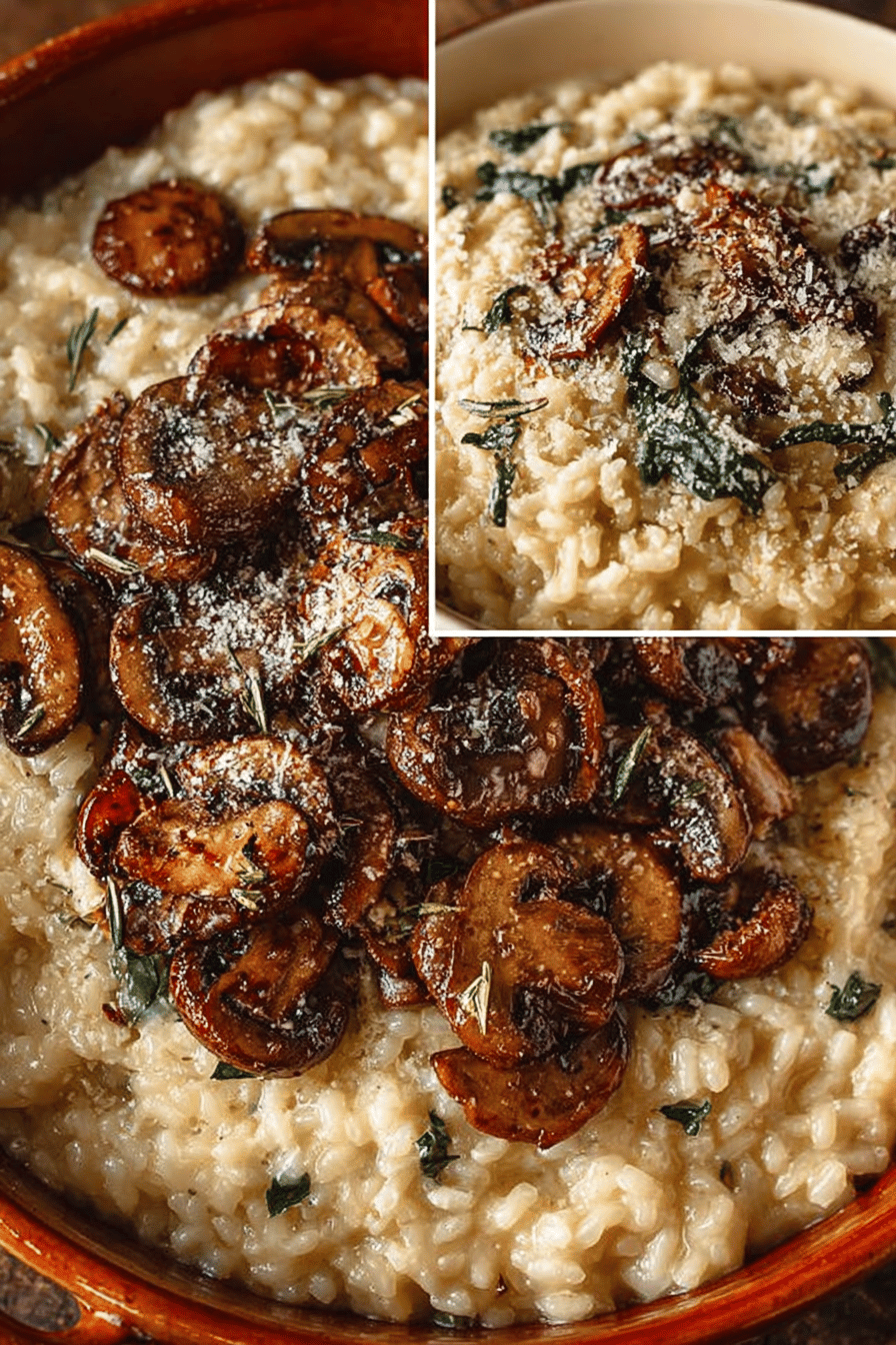 Easy Mushroom Risotto Recipe