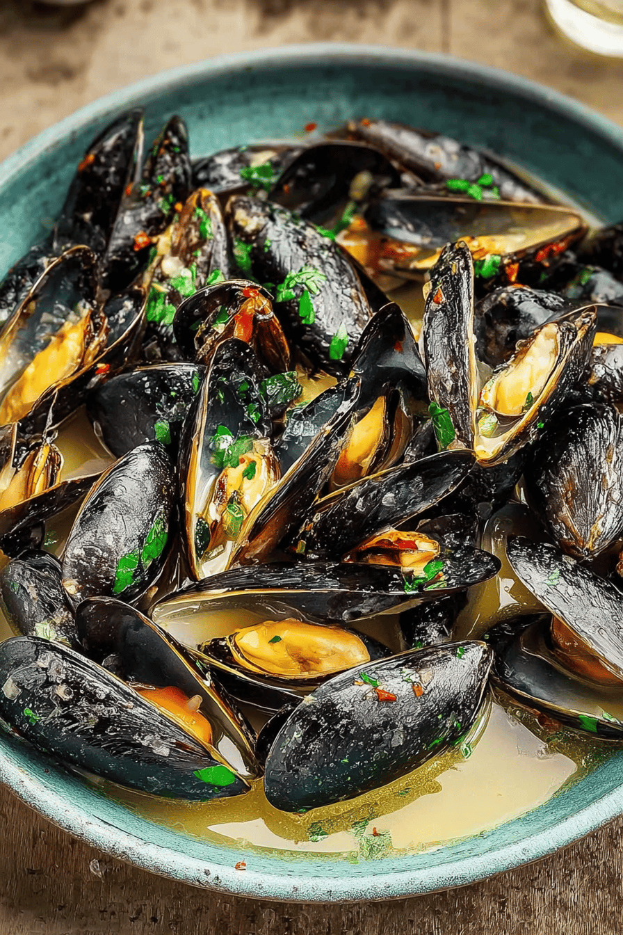 Easy Mussel Cooking Guide final dish beautifully presented and ready to serve