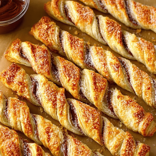 Easy Nutella Pastry Twists Recipe