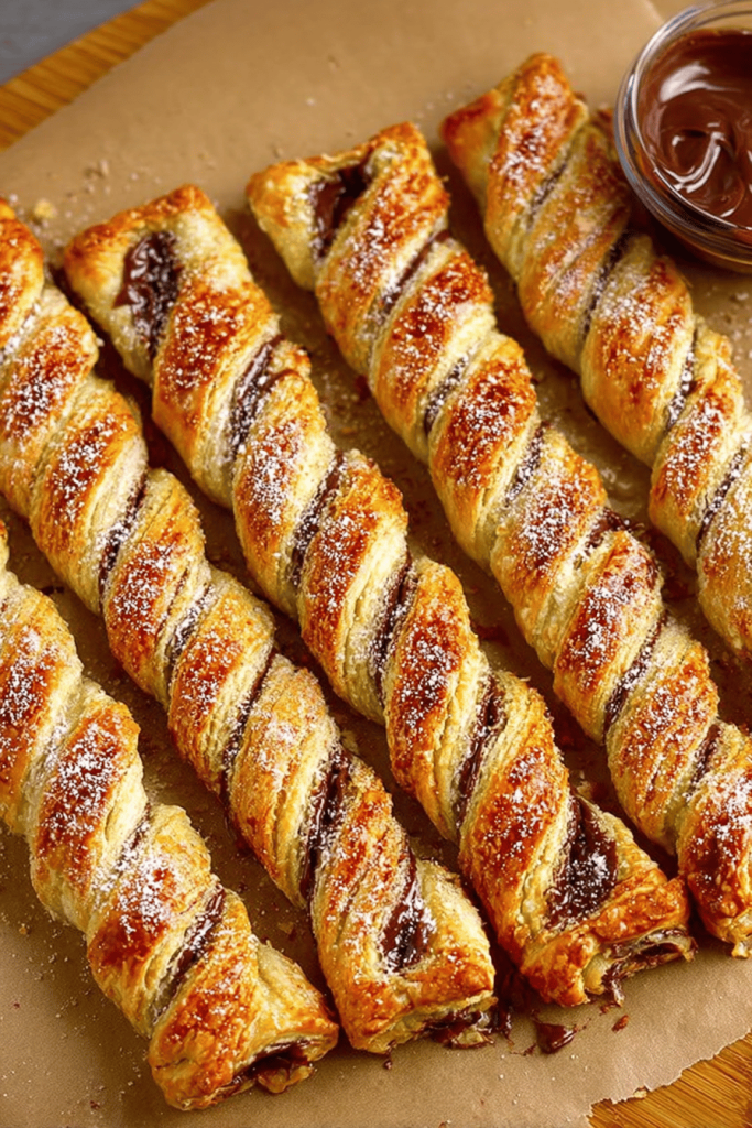 Easy Nutella Pastry Twists Recipe