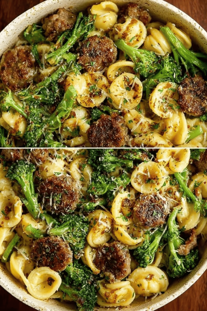 Easy Orecchiette with Sausage and Broccoli Recipe
