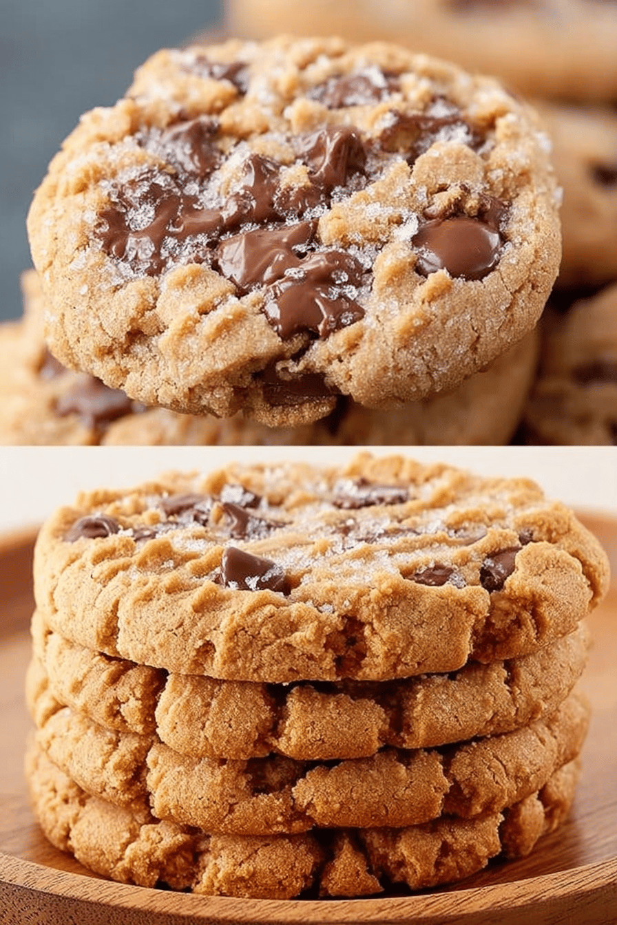 Easy Peanut Butter Chocolate Chip Cookies