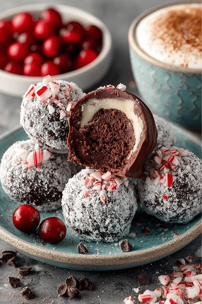 Easy Peppermint Chocolate Truffles Recipe