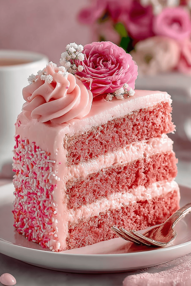 Easy Pink Velvet Cake Recipe