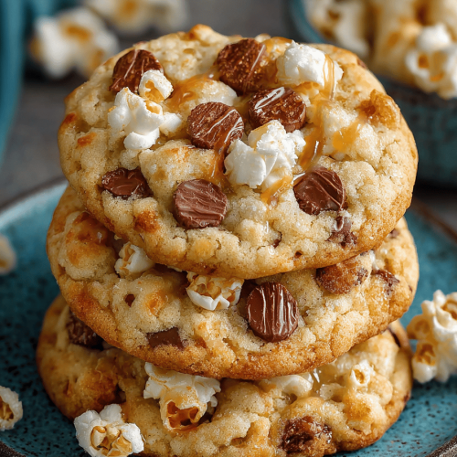 Easy Popcorn Cookies Recipe