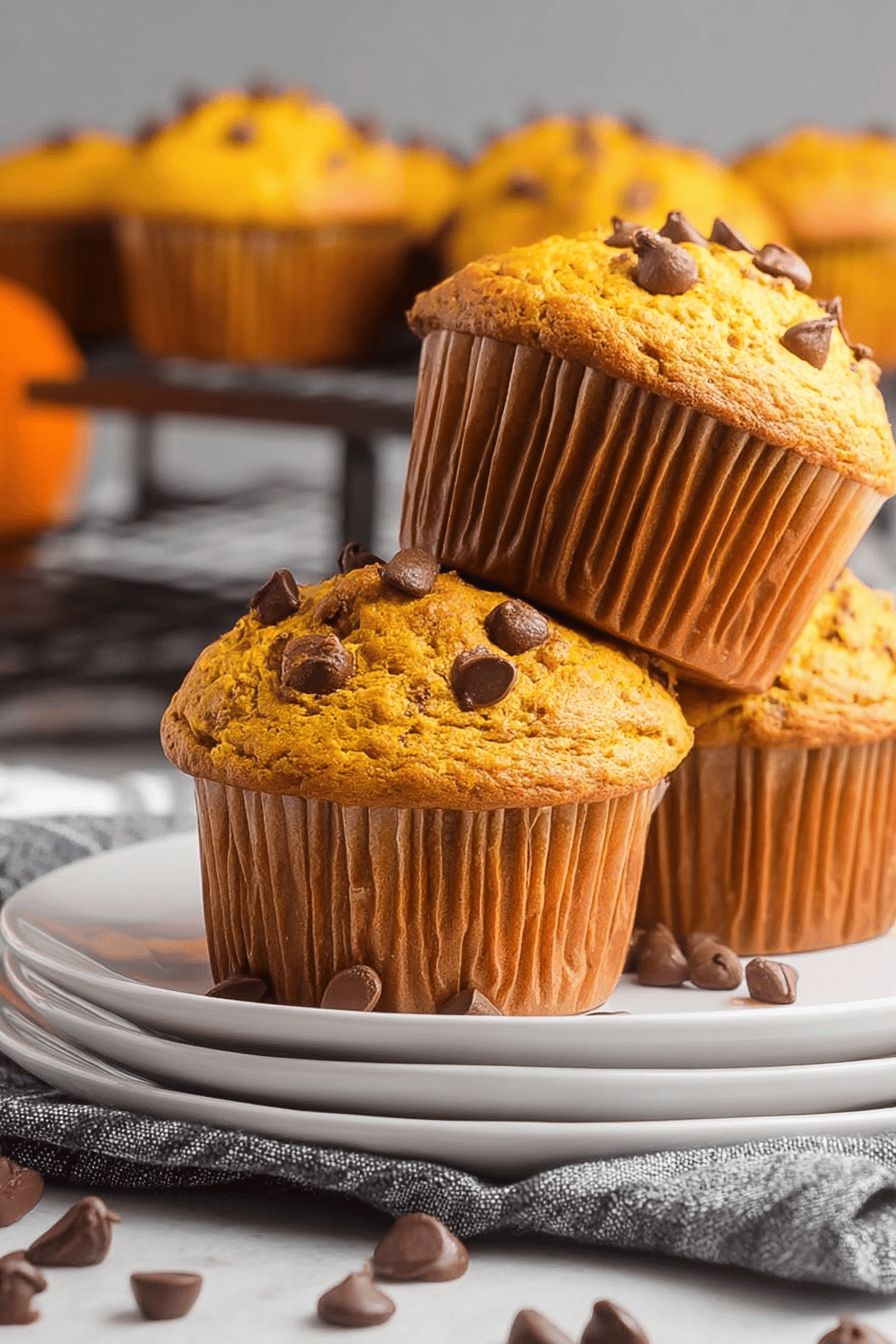Easy Pumpkin Muffins Recipe final dish beautifully presented and ready to serve