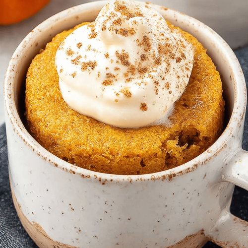 Easy Pumpkin Mug Cake Recipe