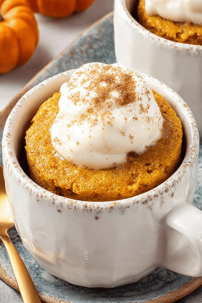Easy Pumpkin Mug Cake Recipe