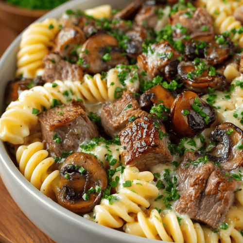 Easy Roast Beef Noodle Casserole Recipe
