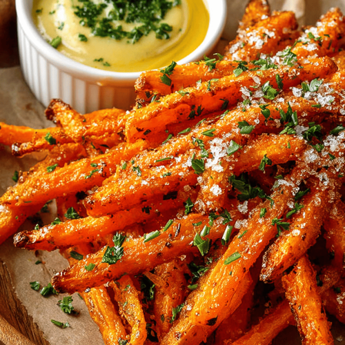 Easy Roasted Carrot Fries Recipe