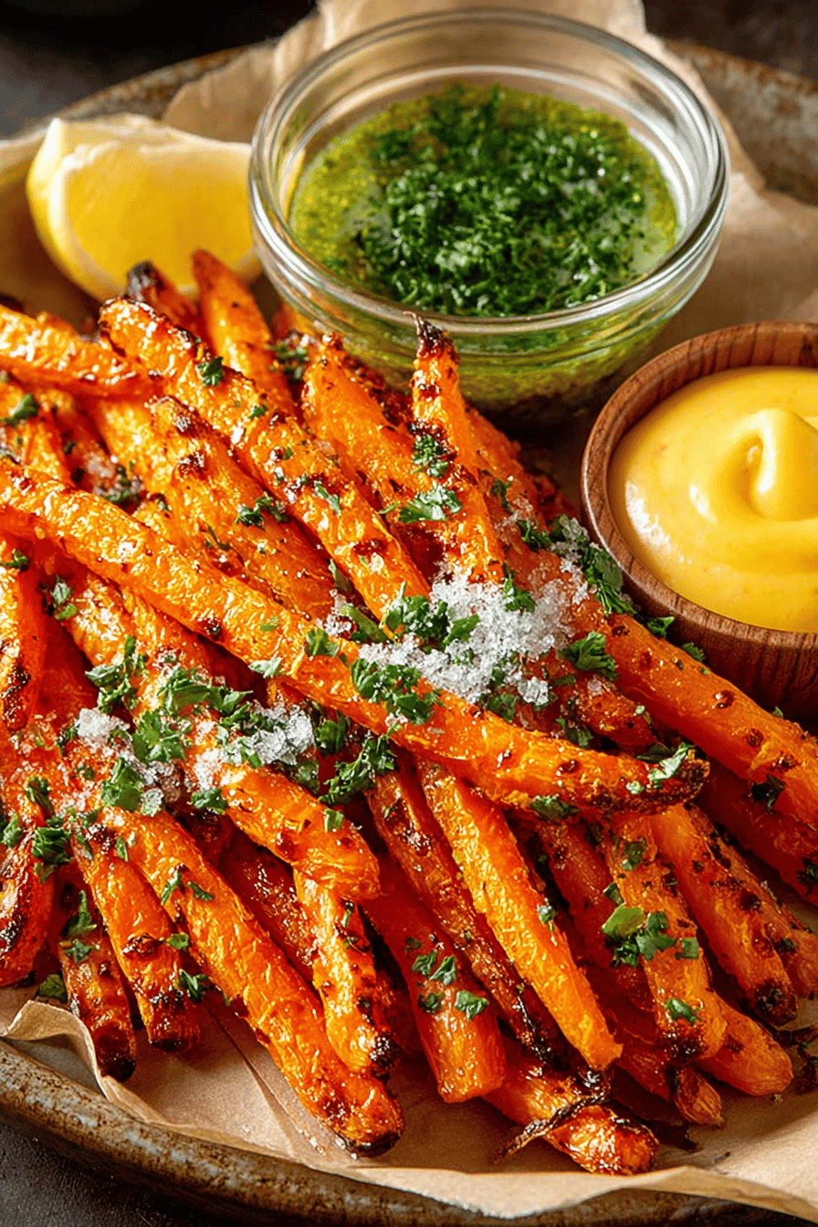 Easy Roasted Carrot Fries Recipe