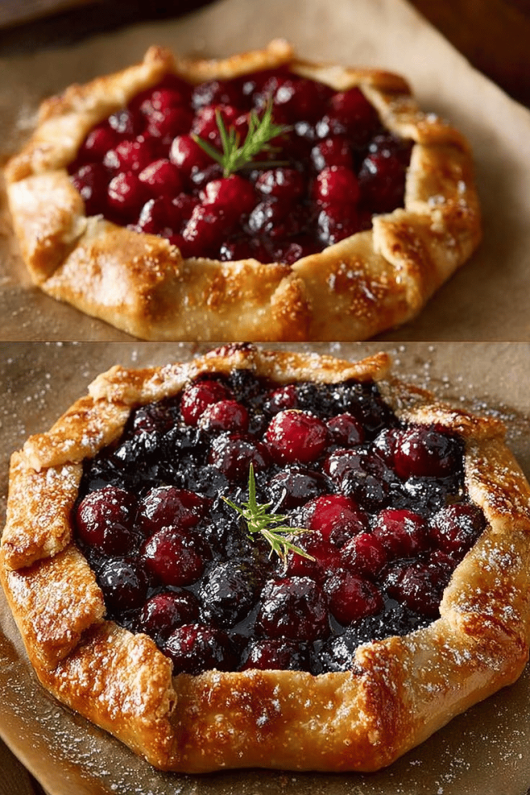 Easy Rustic Cranberry Galette Recipe