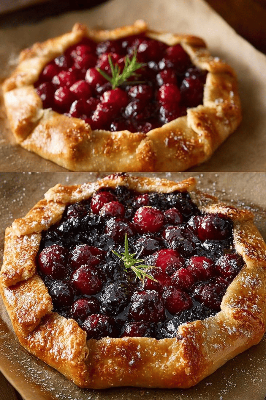 Easy Rustic Cranberry Galette Recipe