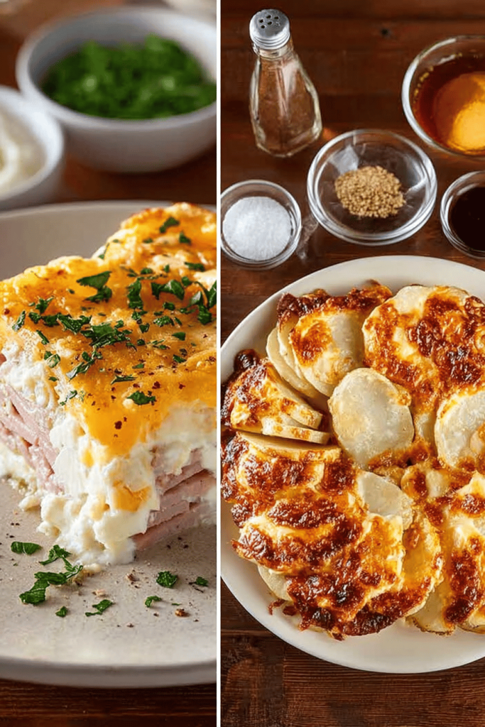 Easy Scalloped Potatoes with Ham Recipe