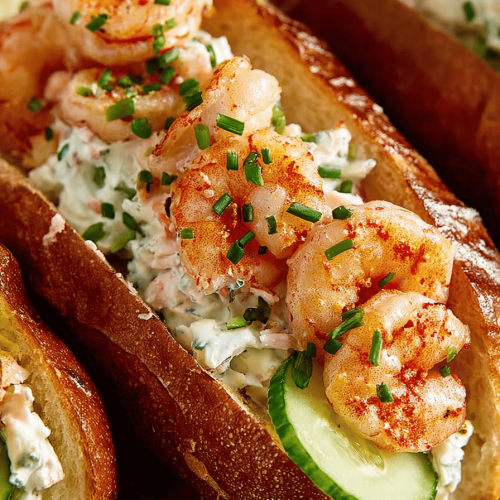 Easy Shrimp Roll Sandwich Recipe