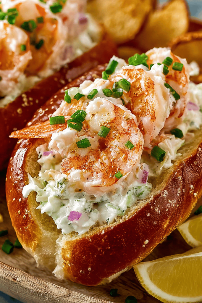 Easy Shrimp Roll Sandwich Recipe