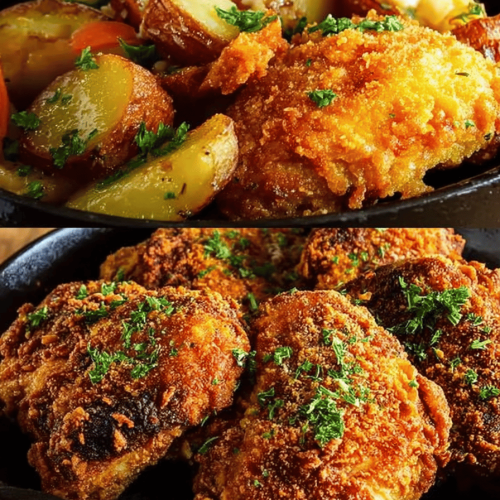 Easy Skillet Buttermilk Fried Chicken