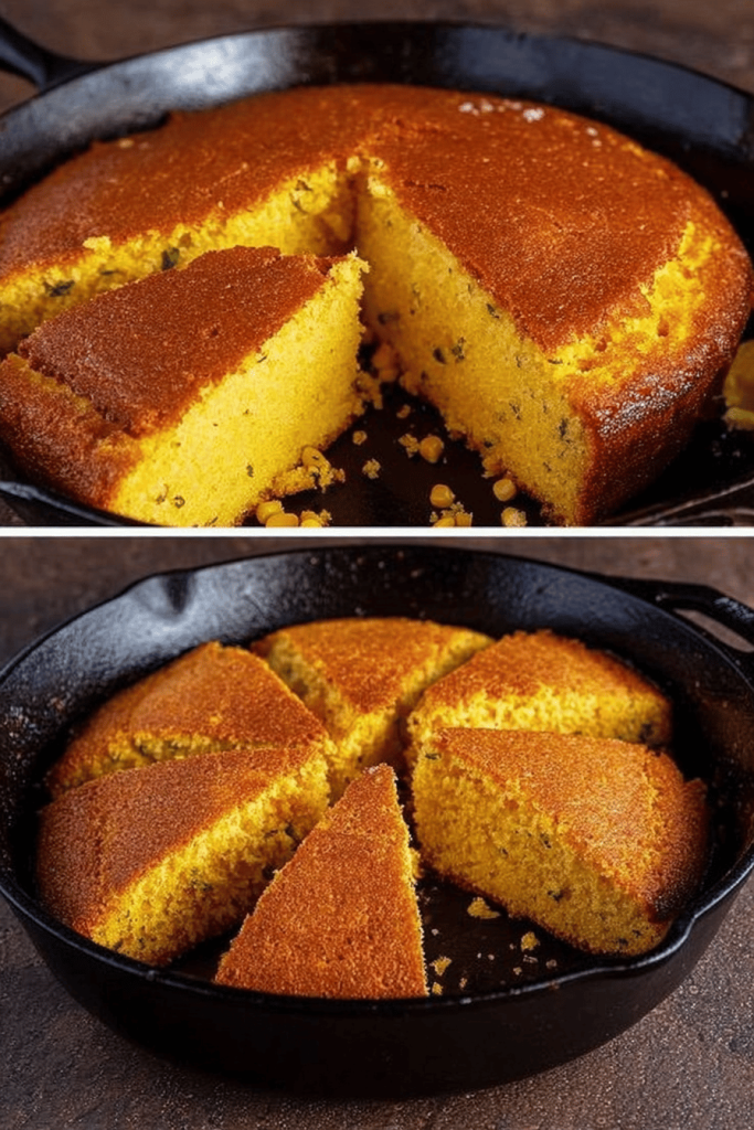 Easy Skillet Cornbread Recipe