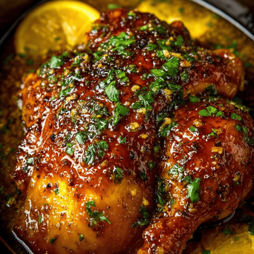 Easy Slow Cooker Honey Orange Garlic Chicken Recipe