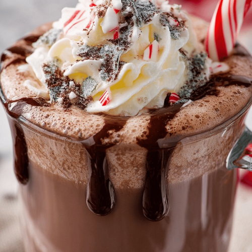 Easy Slow Cooker Peppermint Hot Chocolate Recipe