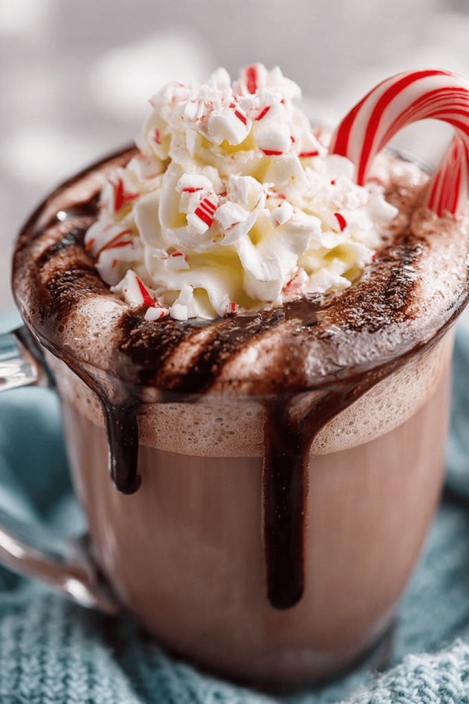 Easy Slow Cooker Peppermint Hot Chocolate Recipe