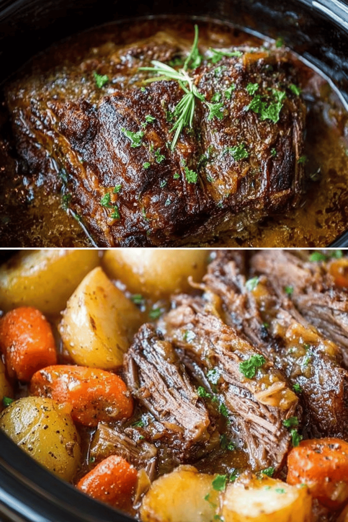 Easy Slow Cooker Pot Roast Recipe
