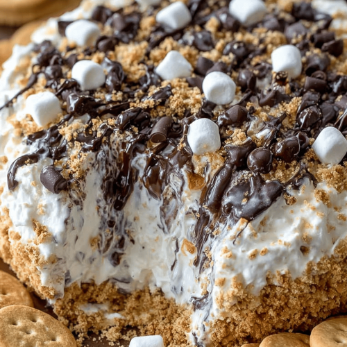Easy S'mores Cheeseball Recipe