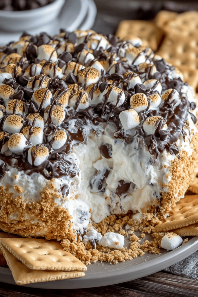 Easy S'mores Cheeseball Recipe