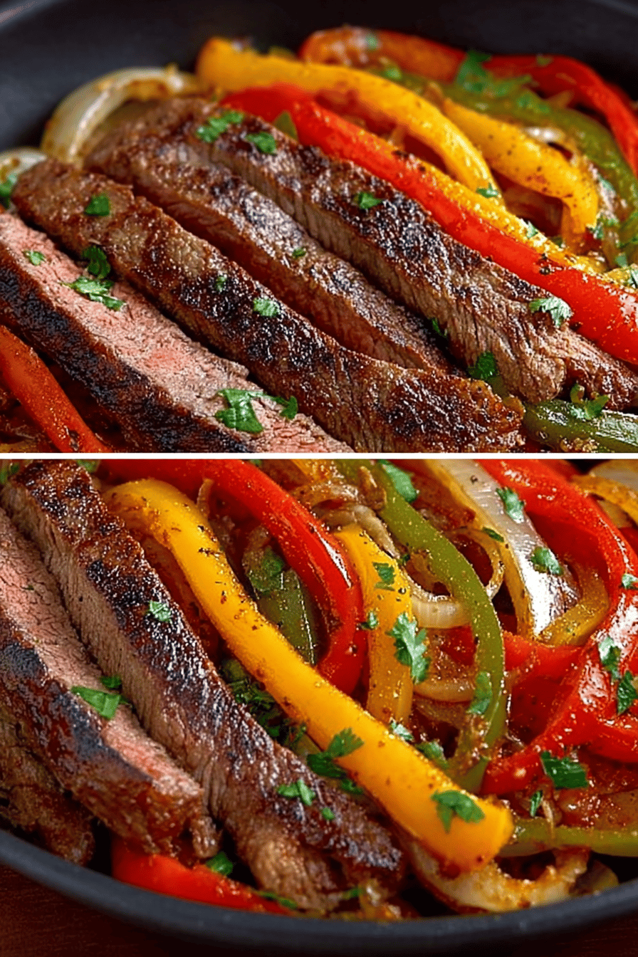 Easy Steak Fajitas Recipe