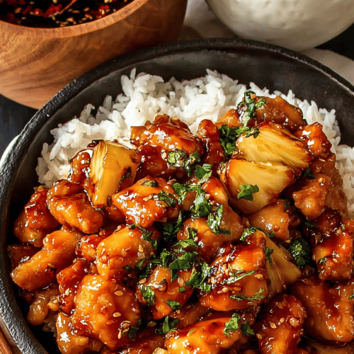 Easy Sticky Pineapple Chicken Recipe