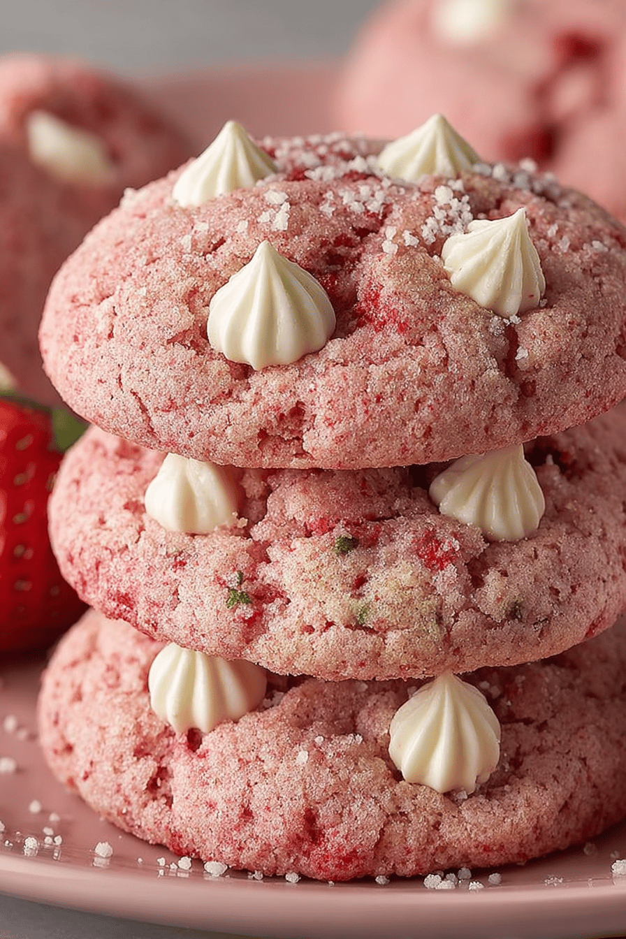 Easy Strawberry Cookies Recipe