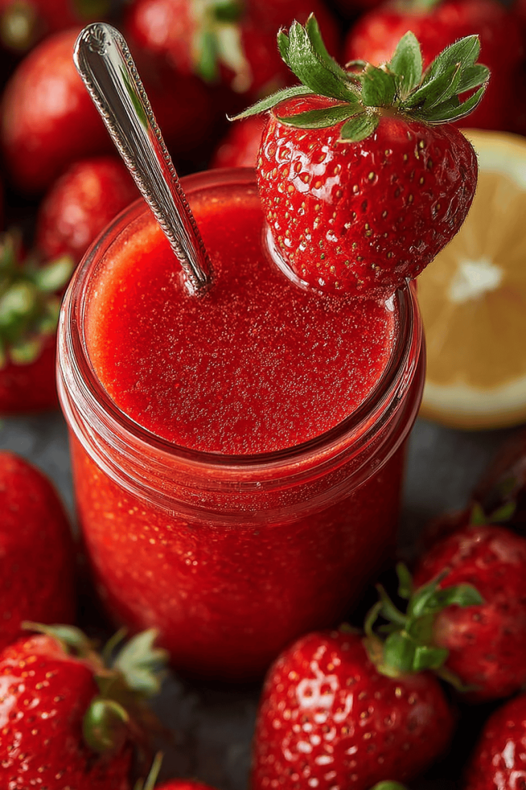 Easy Strawberry Puree Recipe