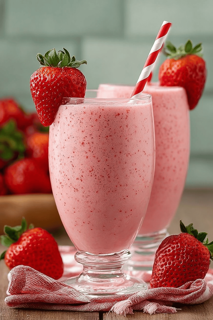 Easy Strawberry Smoothie Recipe