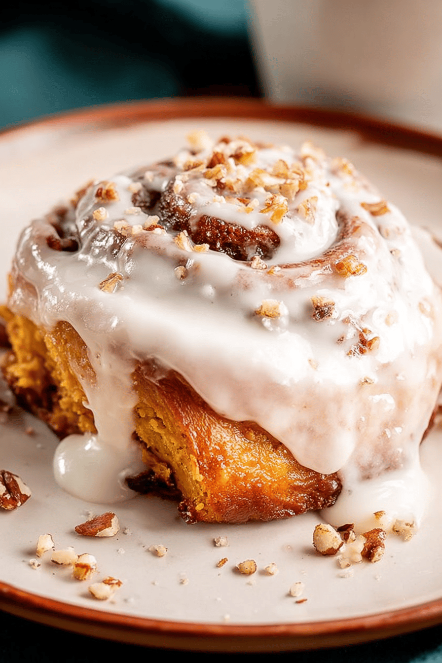 Easy Sweet Potato Cinnamon Rolls Recipe final dish beautifully presented and ready to serve