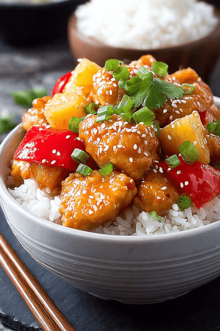 Easy Sweet and Sour Chicken Recipe