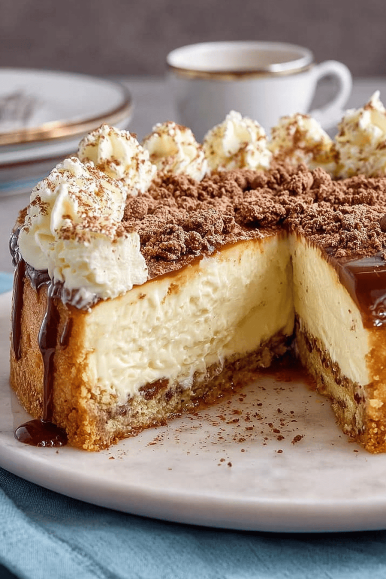 Easy Tiramisu Cheesecake Recipe