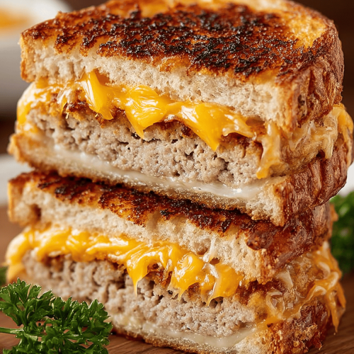 Easy Turkey Patty Melt Recipe