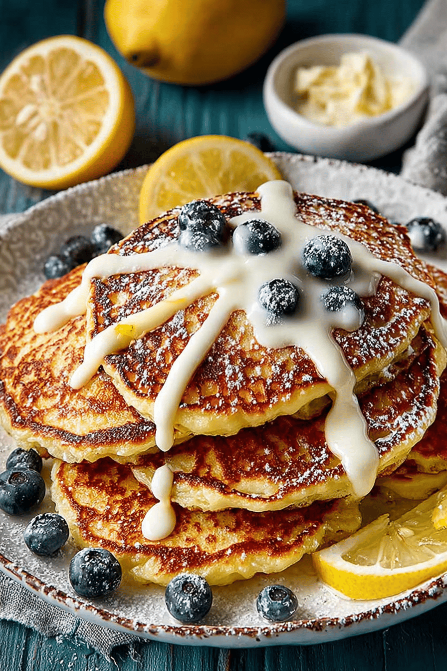 Lemon Ricotta Pancakes Recipe